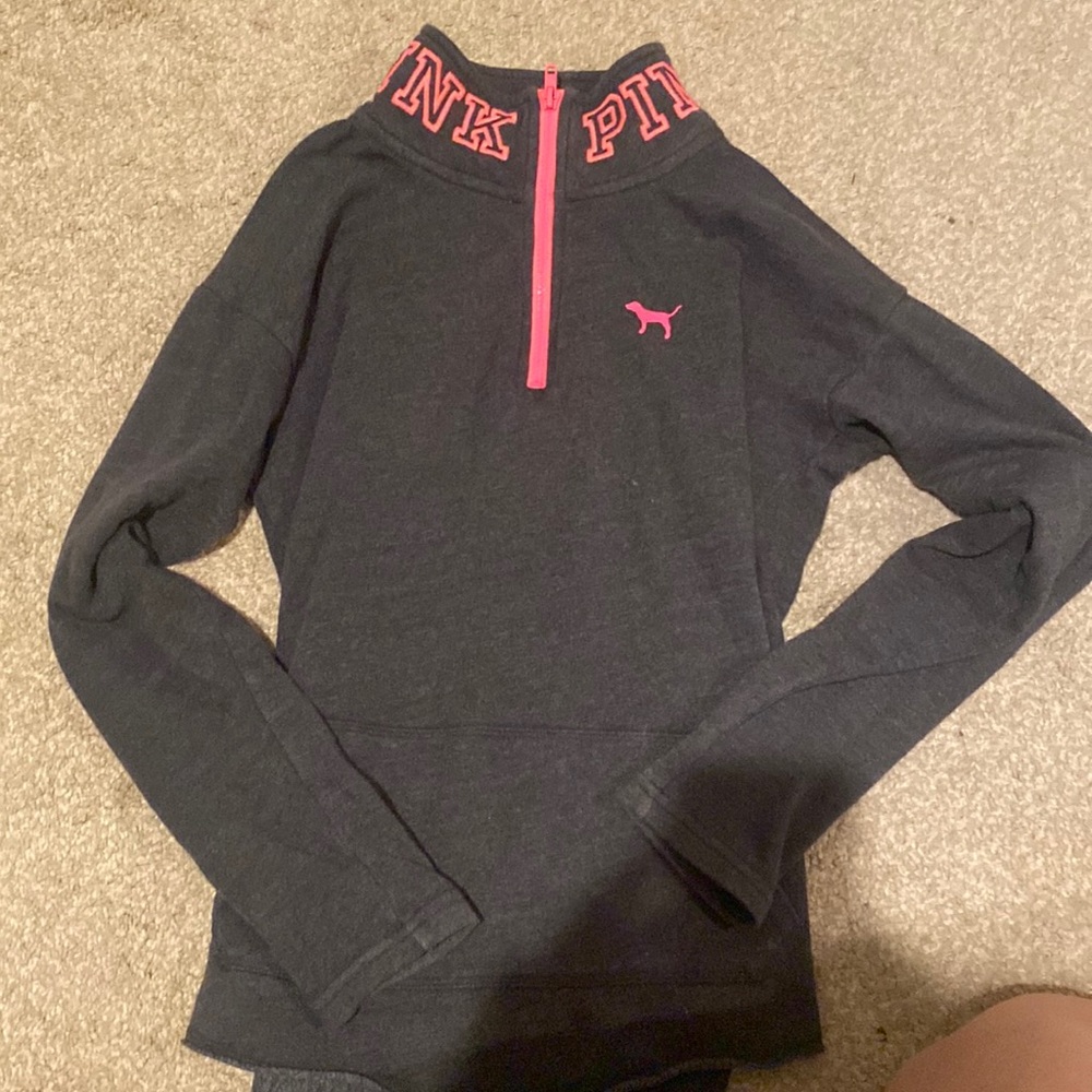 Victoria’s Secret pink quarter zip